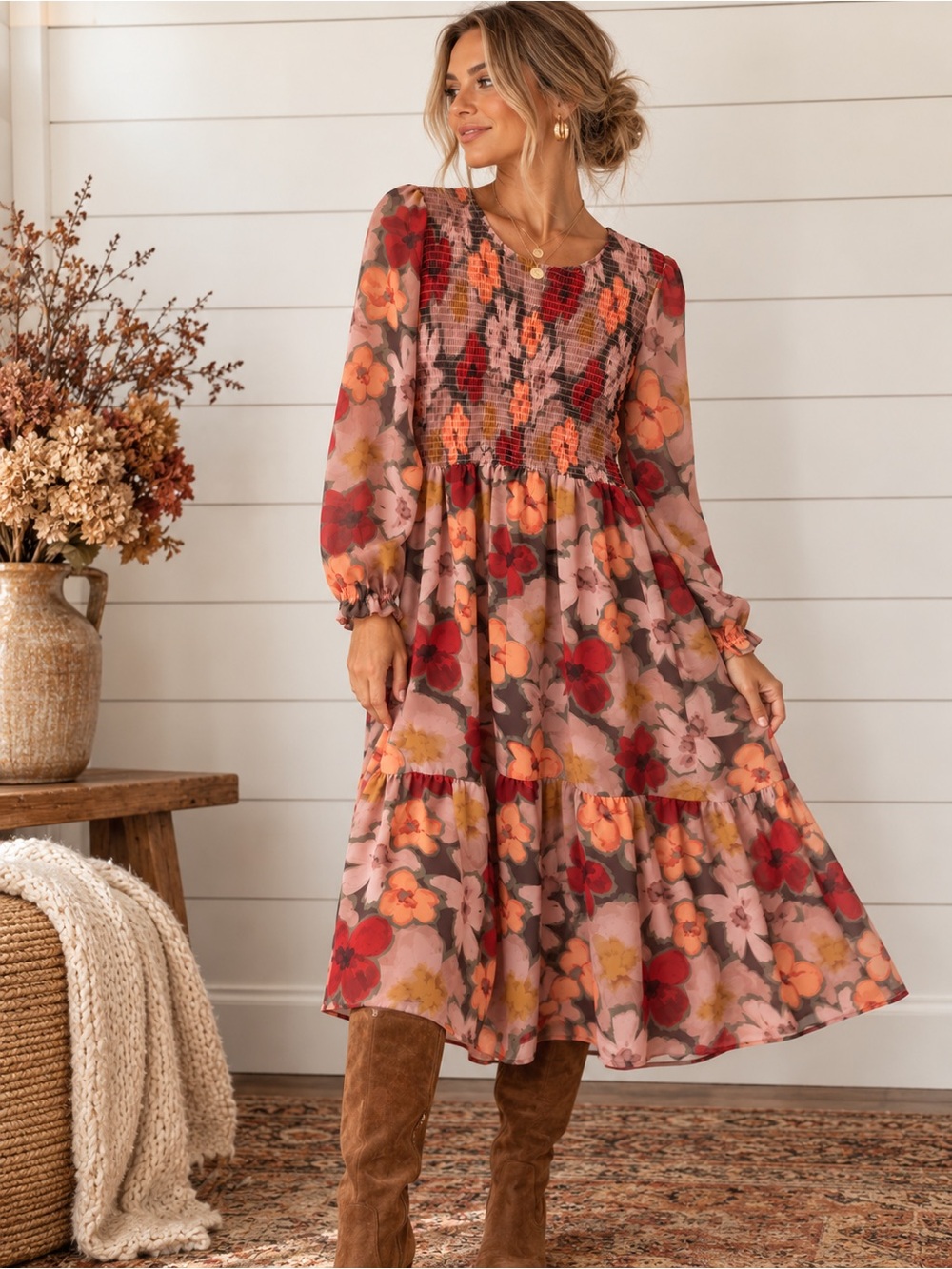 Mad About Style for The Jilly Box Floral Midi Dress | Small